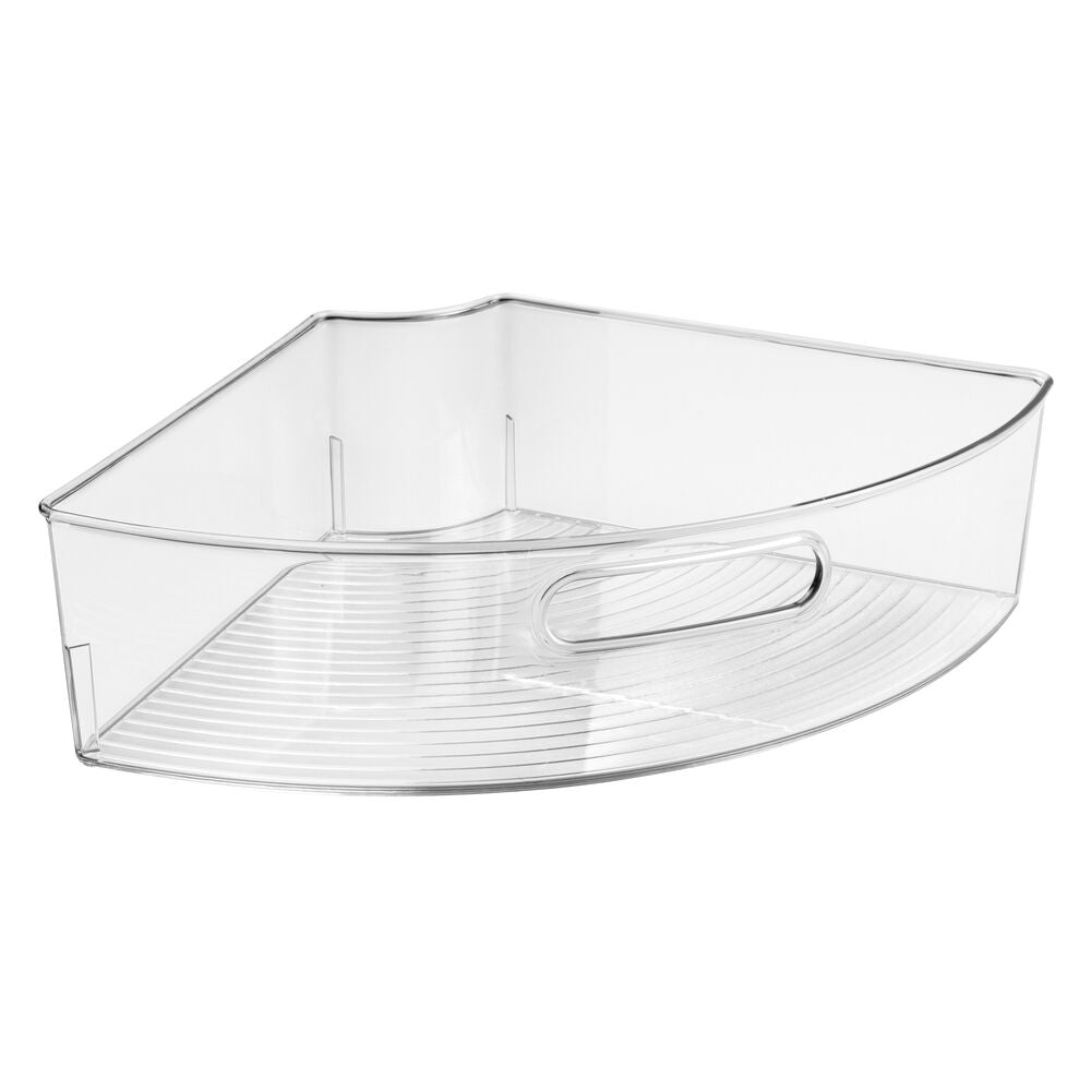 iDesign Linus Lazy Susan 1/4 Large in Clear - Image 2