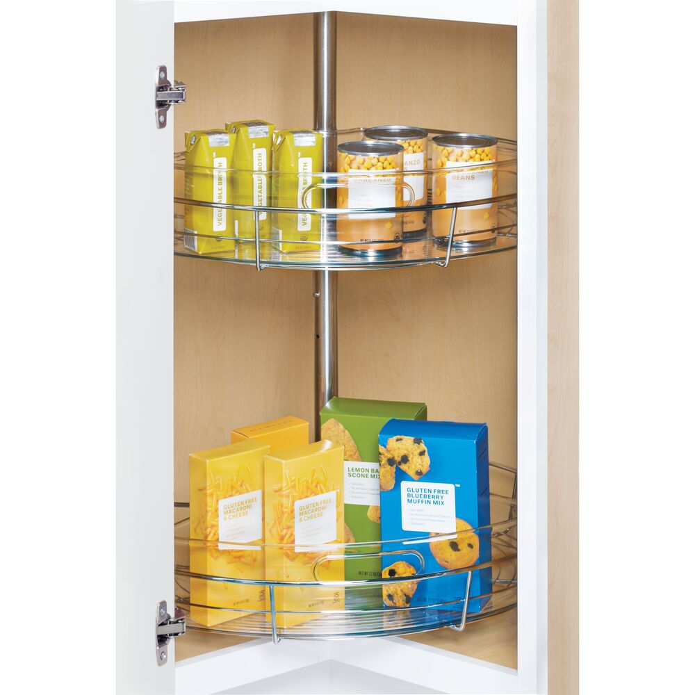 iDesign Linus Lazy Susan 1/4 Large in Clear - Image 3