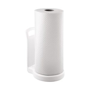 iDesign Paper Towel Holder Stand in White