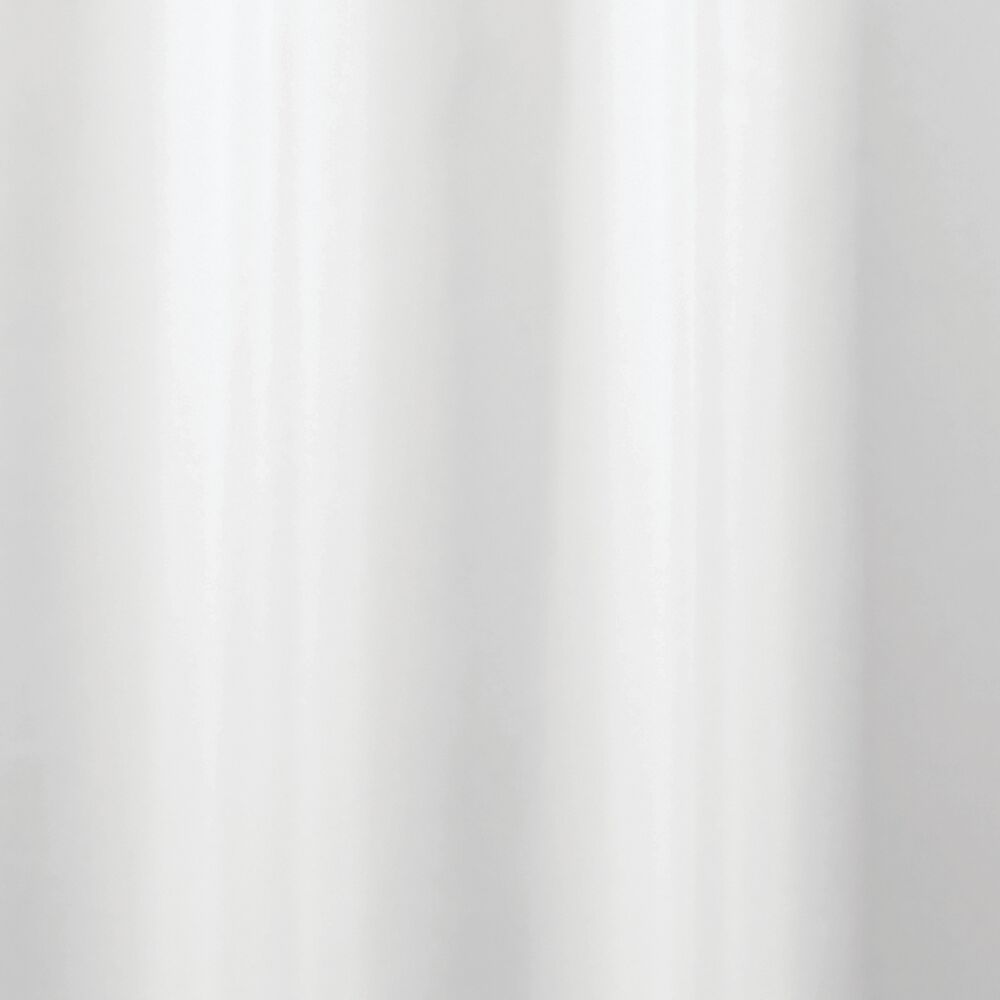 iDesign Poly Shower Curtain or Liner 72 x 96 in White - Image 4