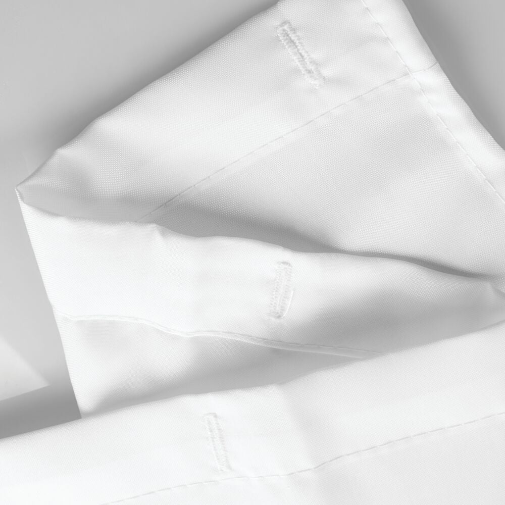 iDesign Poly Shower Curtain or Liner 72 x 96 in White - Image 5