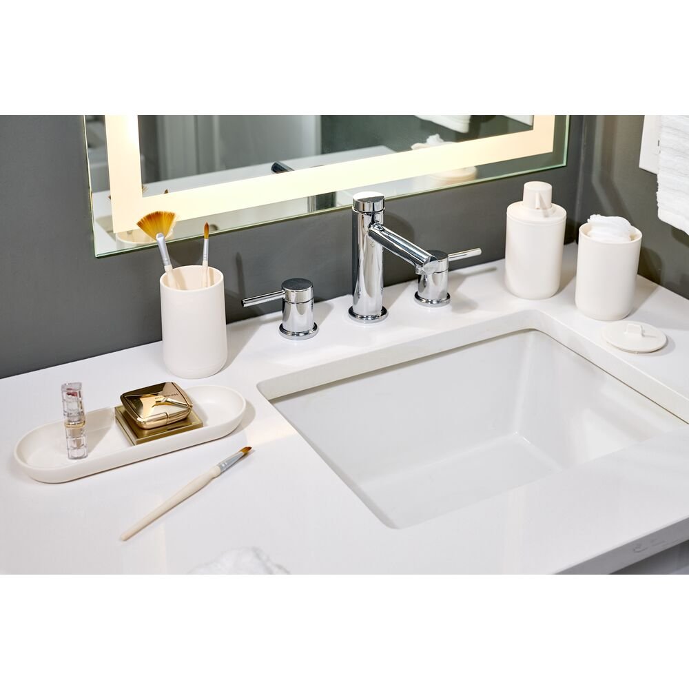 iDesign Recycled Plastic Cade Bath Accessories in Coconut-4 Piece Set - Image 4