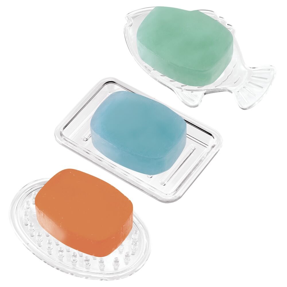 iDesign Royal Rectangular Soap Saver in Clear - Image 5