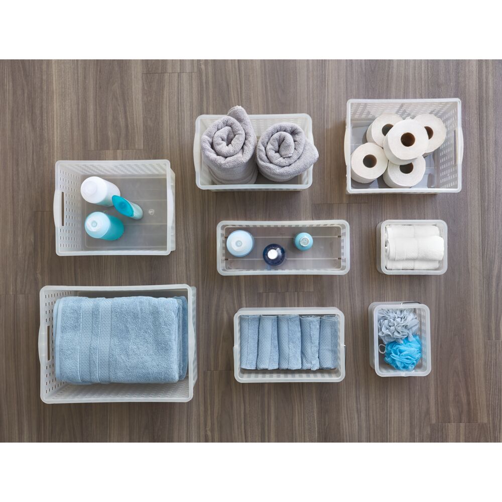 iDesign Small Storage Basket in Frost - Image 5