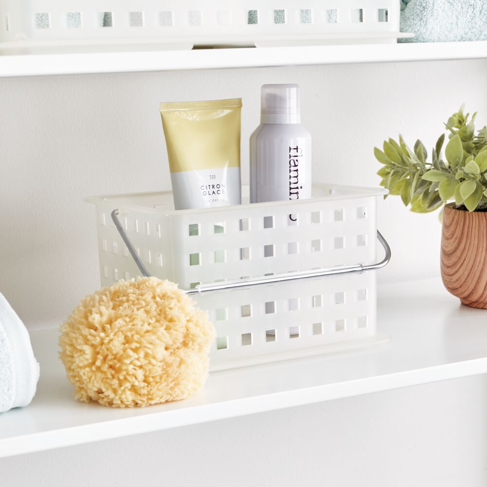 iDesign Small Storage Basket in Frost - Image 3