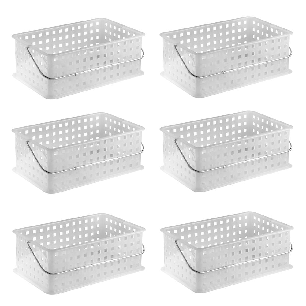 iDesign Spa Medium Basket in Clear Frost - Image 4