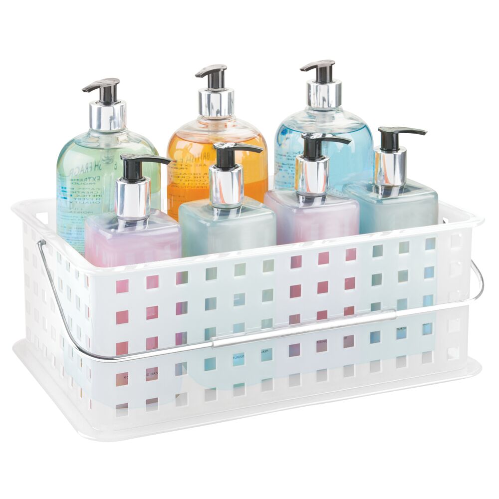 iDesign Spa Medium Basket in Clear Frost