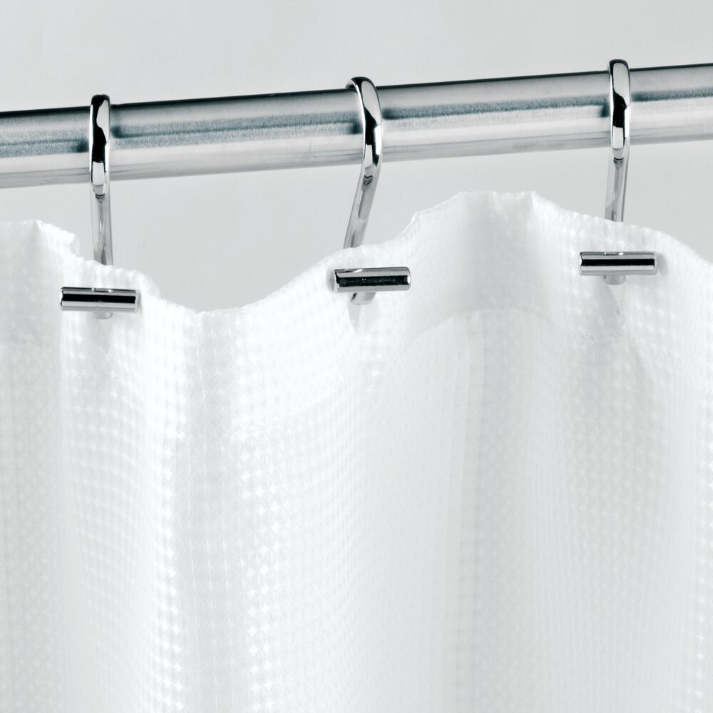 iDesign T-Bar Shower Hooks Set of 12 in Satin - Image 4