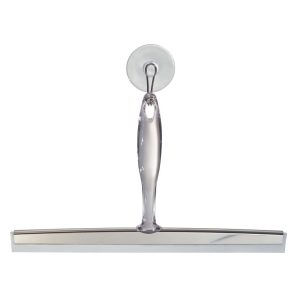 iDesign Zia Squeegee 12 in Clear and Stainless